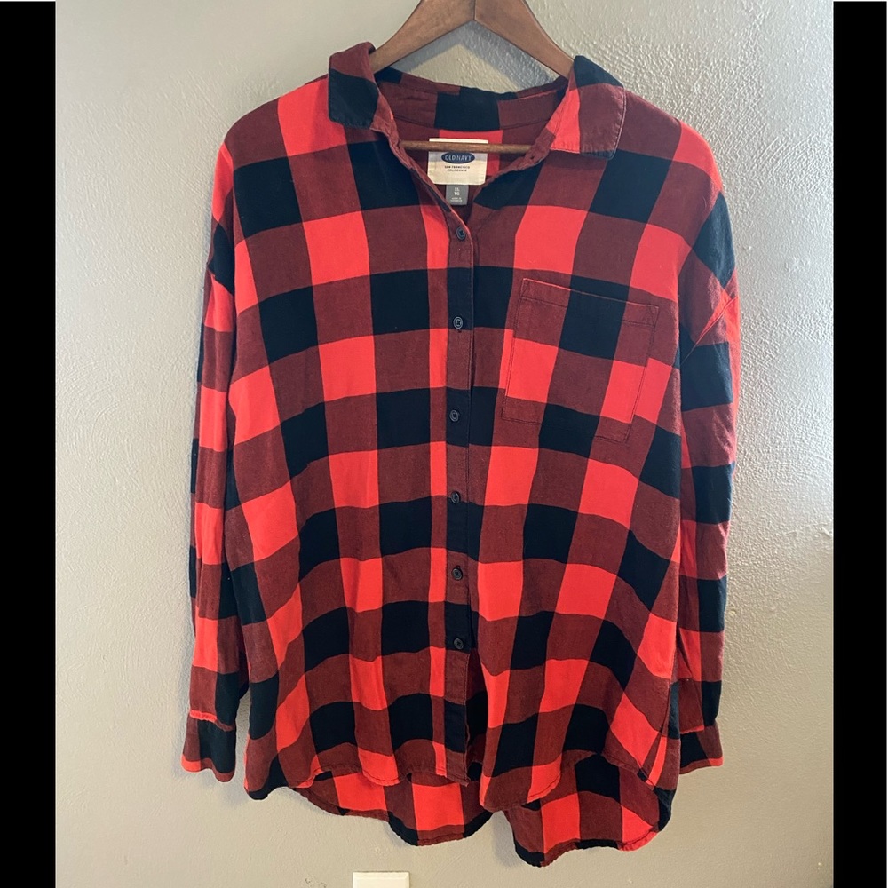 Old Navy Buffalo Print Flannel